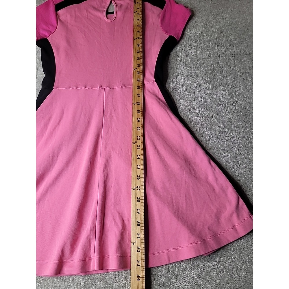 New York And Company Pink & Black Color Block Fit & Flare Womens Small Dress - Picture 9 of 14